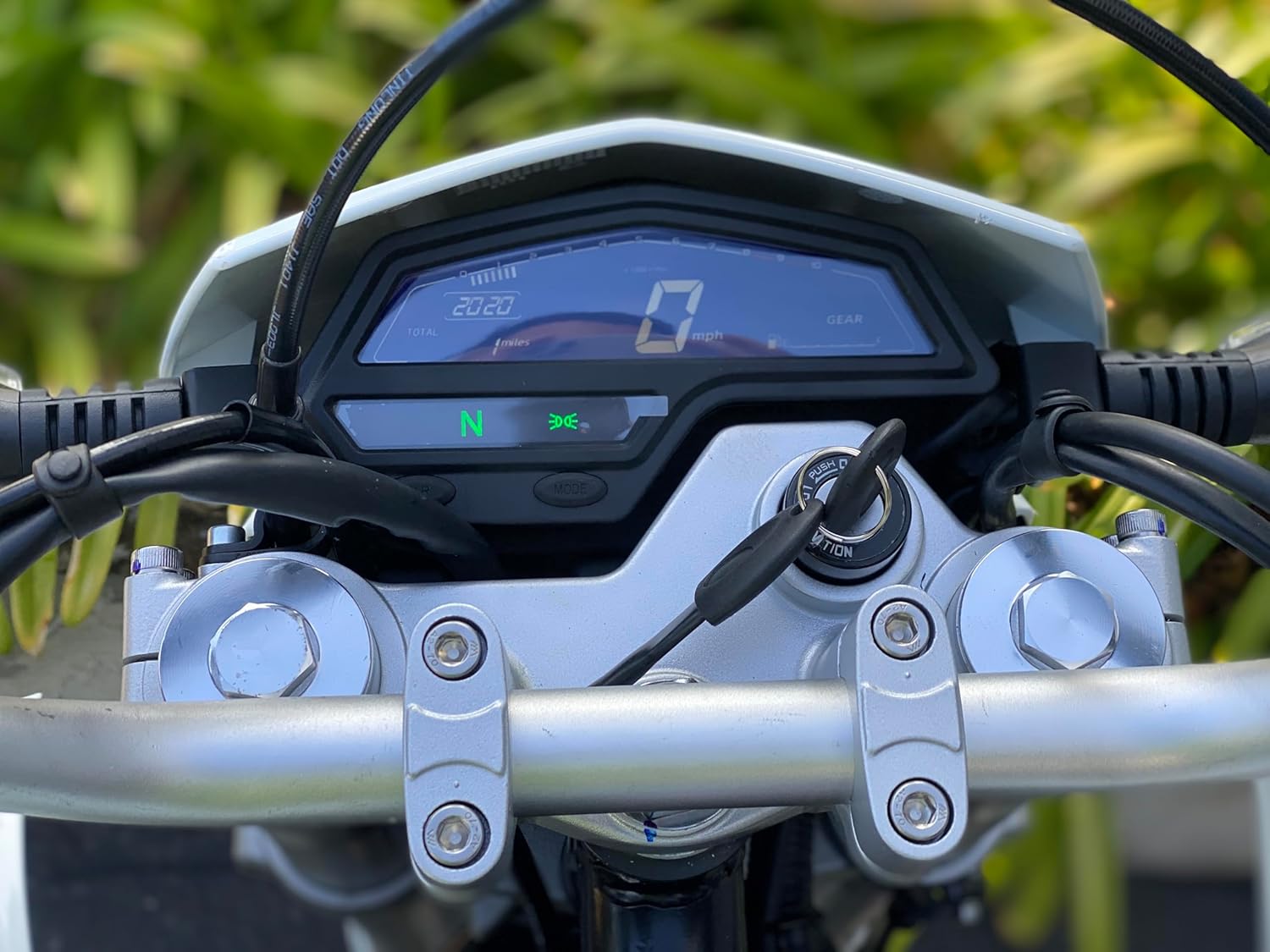 Blue 250CC Dual Sport Motorcycle I75128