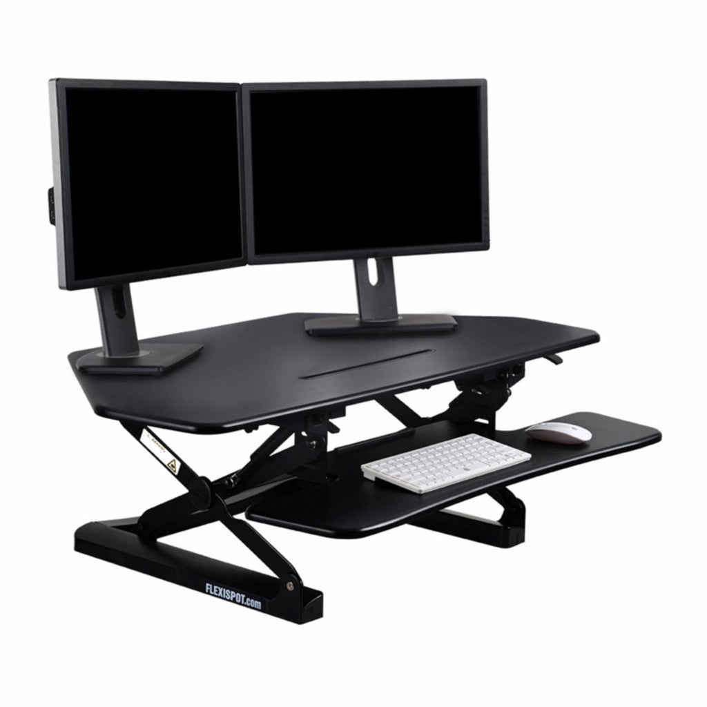 Black Adjustable Corner Standing Desk Riser G912522