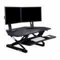 Black Adjustable Corner Standing Desk Riser G912522