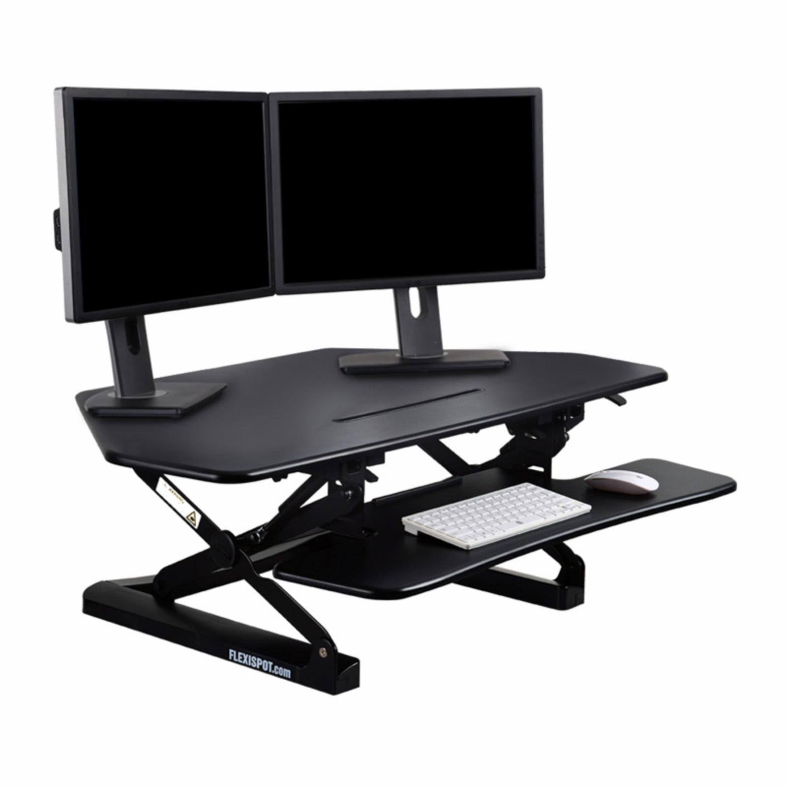 Black Adjustable Corner Standing Desk Riser G912522