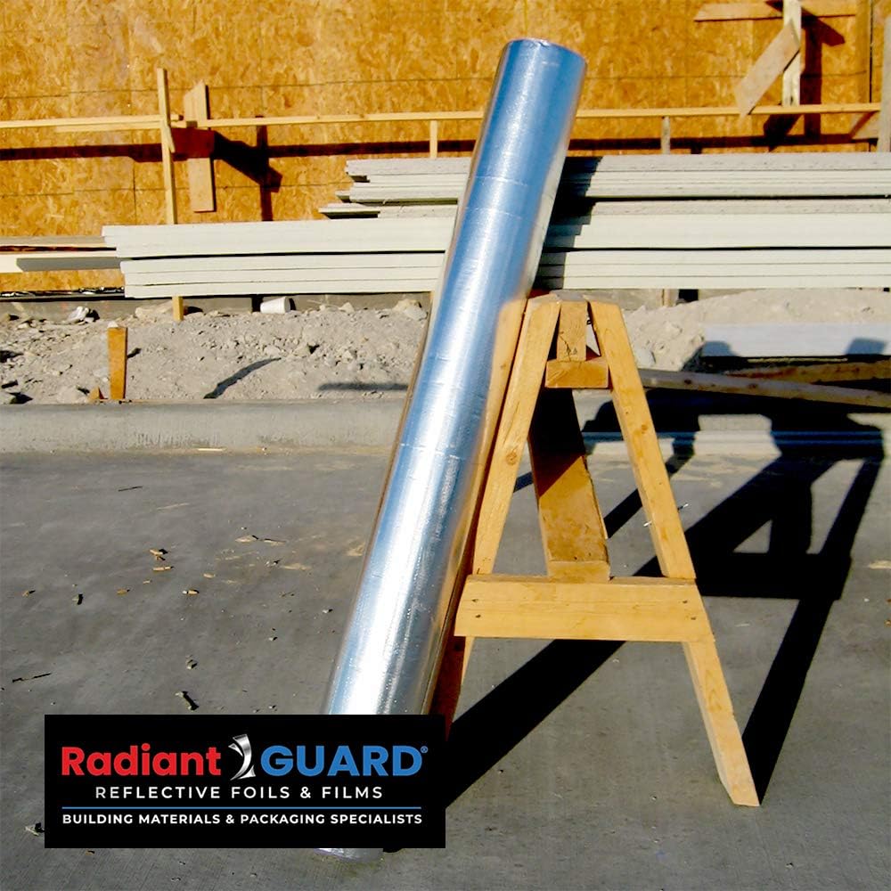 500 sq ft Roll Reflective Aluminum Radiant Barrier Foil Insulation H9190