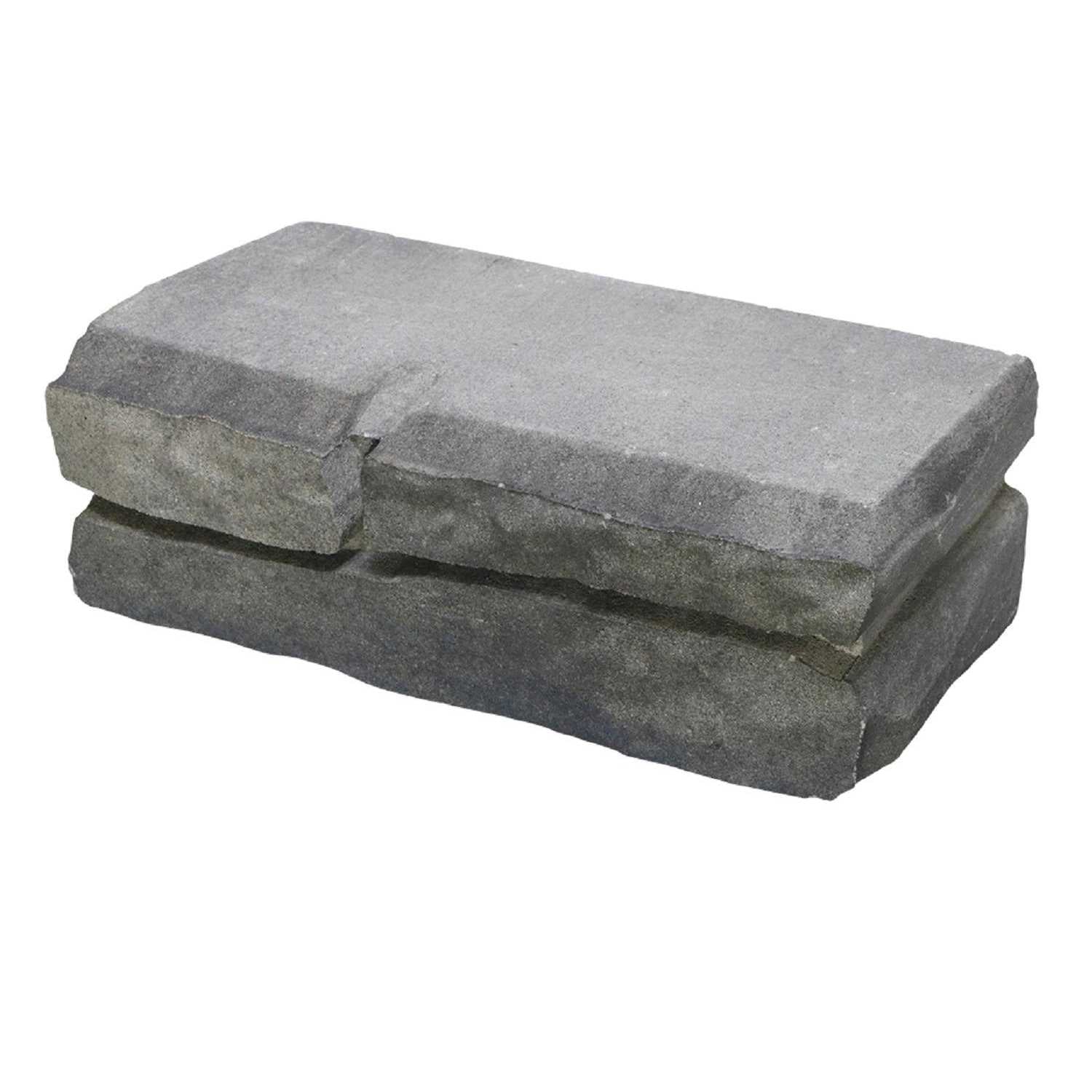12-in L x 4-in H x 5.75-in D Concrete Retaining Wall Block O552