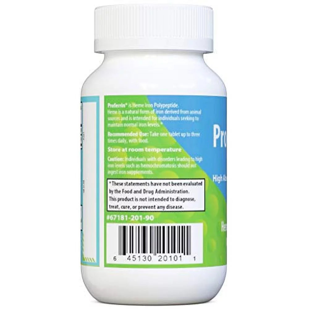 90 Count Heme Iron Polypeptide Dietary Supplement Tablets S972857