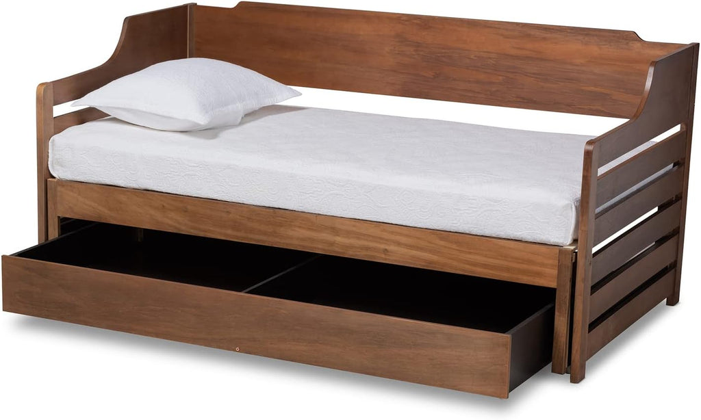 Walnut Expandable Twin Size to King Size Daybed O76444