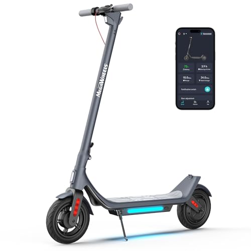 Electric Scooter, 500W, 31 Miles Range, 10in Pneumatic Tires, 10.4AH Battery, 15.5 mph Speed N732