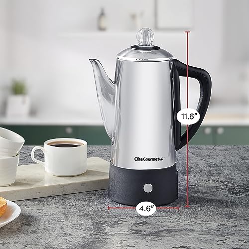 12-Cup Stainless Steel Electric Coffee Percolator A994