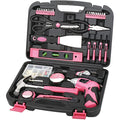 135 Piece Pink Household Tool Kit with Cordless Screwdriver X993985