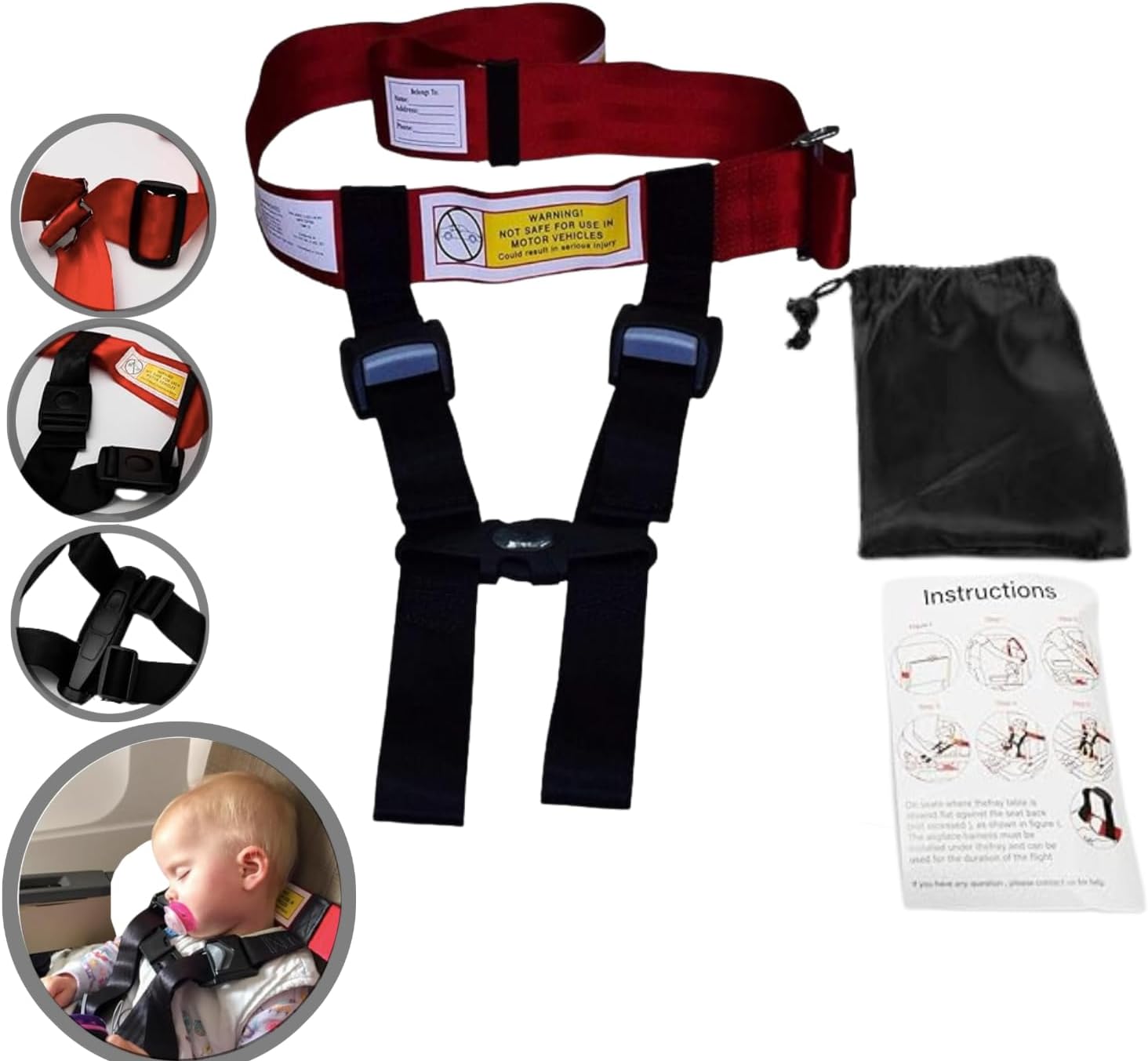 Airplane Safety Harness for Kids V2542