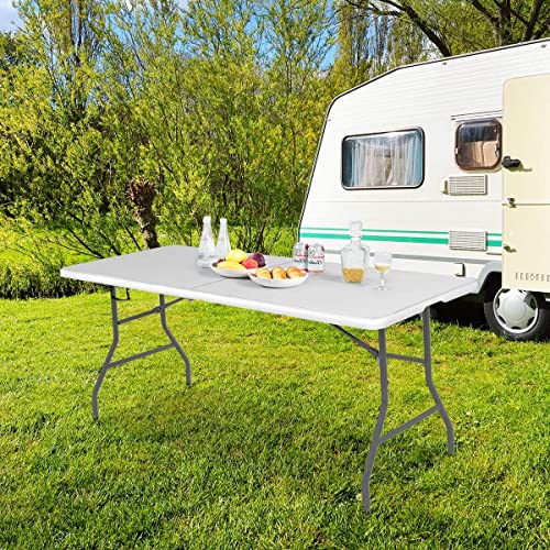 6FT Folding Camping Table with Carry Handle O350210