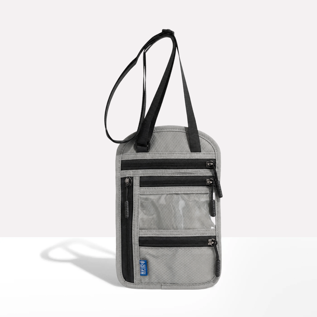 RFID Travel Neck Wallet