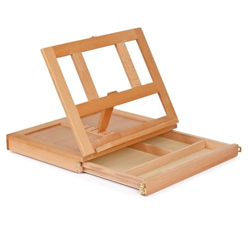 Adjustable Beechwood Tabletop Art Easel N61925