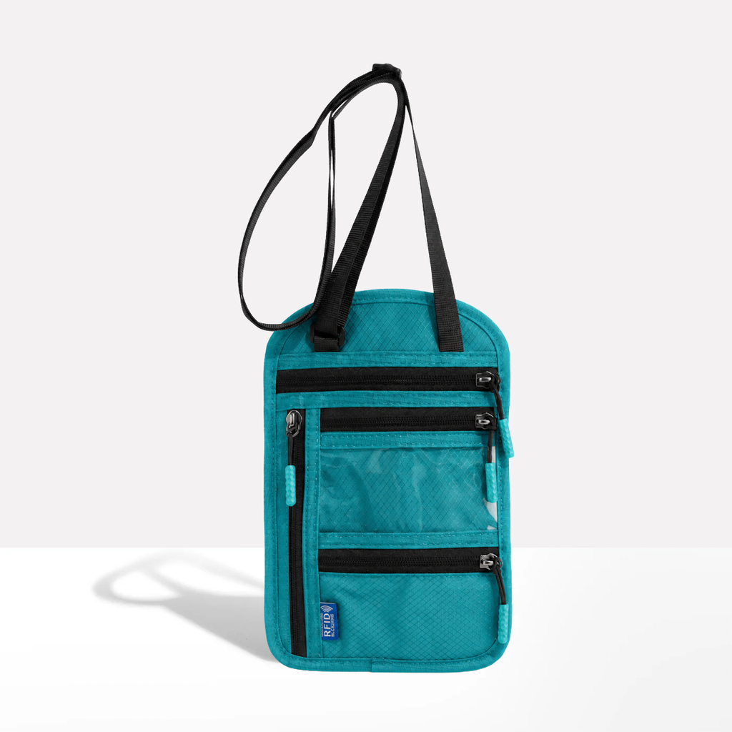 RFID Travel Neck Wallet