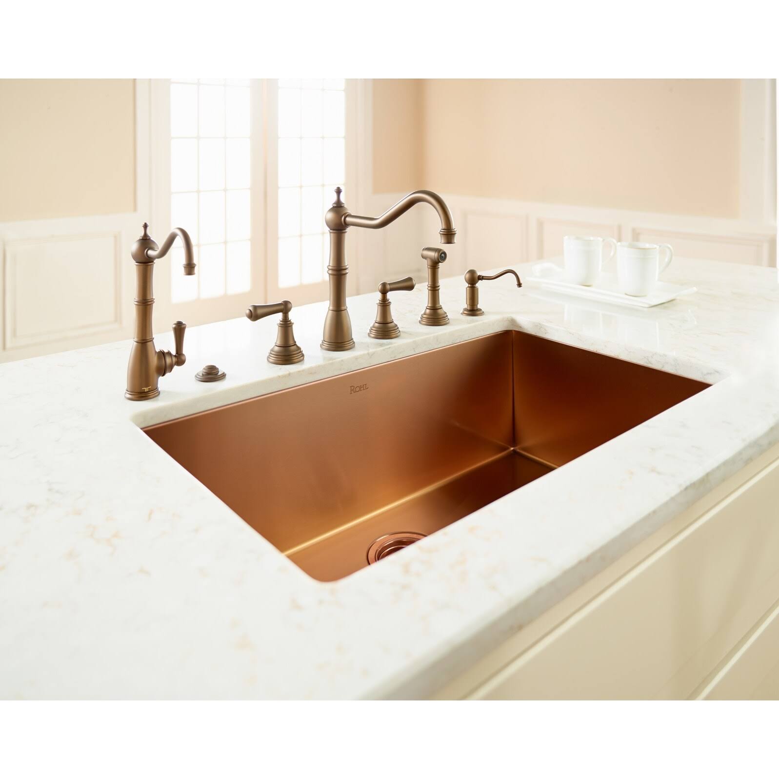 Unlacquered Brass Waste Disposal Control Box with Air Switch Button H2151