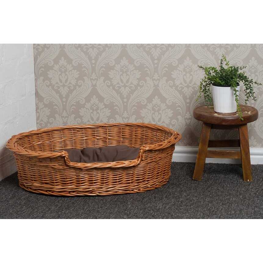 Wicker Dog Bed Basket Z4270