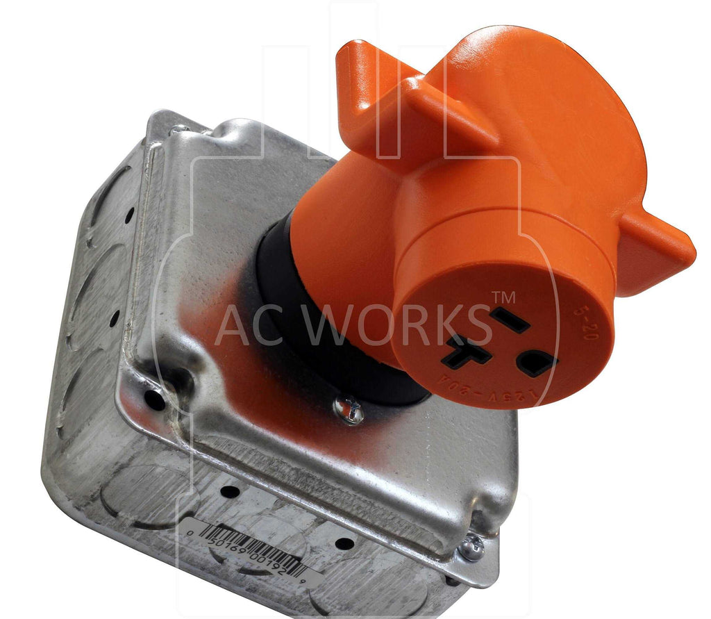 30 Amp 4-Prong Dryer Wall Outlet Adapter J57774