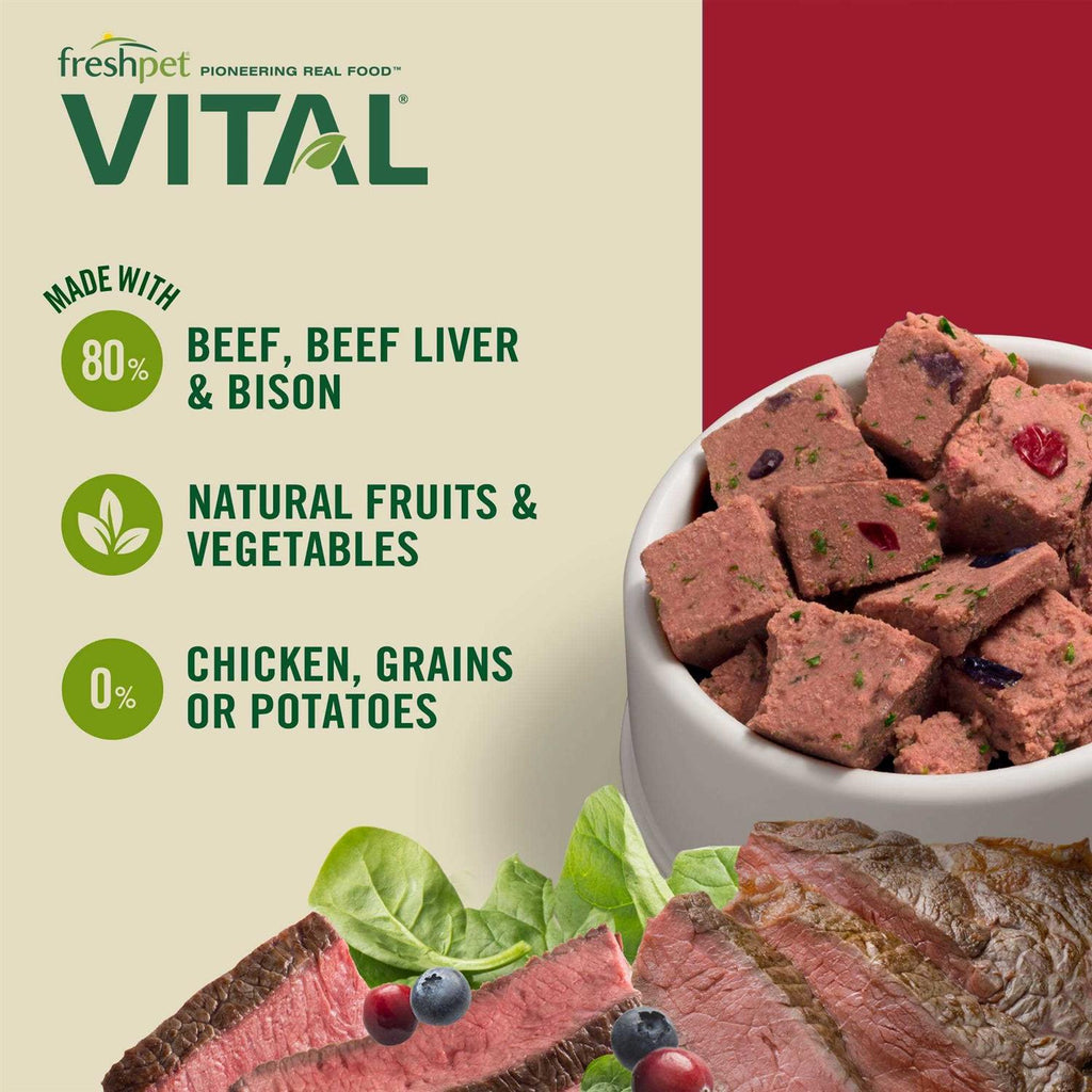 Grain-Free Beef & Bison Fresh Dog Food B434378