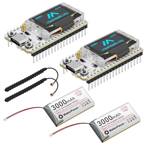 ESP32 LoRa V3 Development Board with 3000mAh Battery and 915MHz Antenna C786611