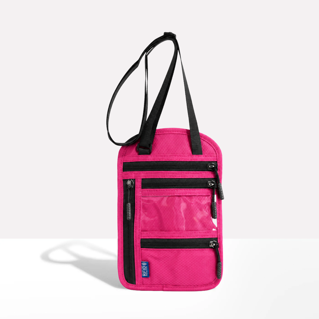 RFID Travel Neck Wallet