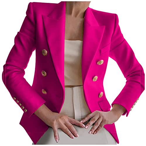 Double Breasted Slim Blazer Jackets N830