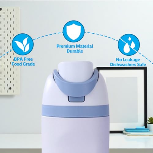 Replacement Cap for Water Bottle Top Lid, BPA-Free Replacement Lid (Blue) V765