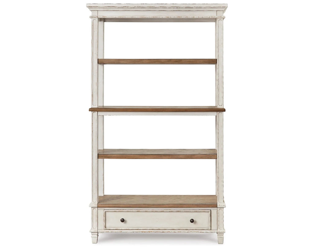 75" Bookcase Brown/White X368981
