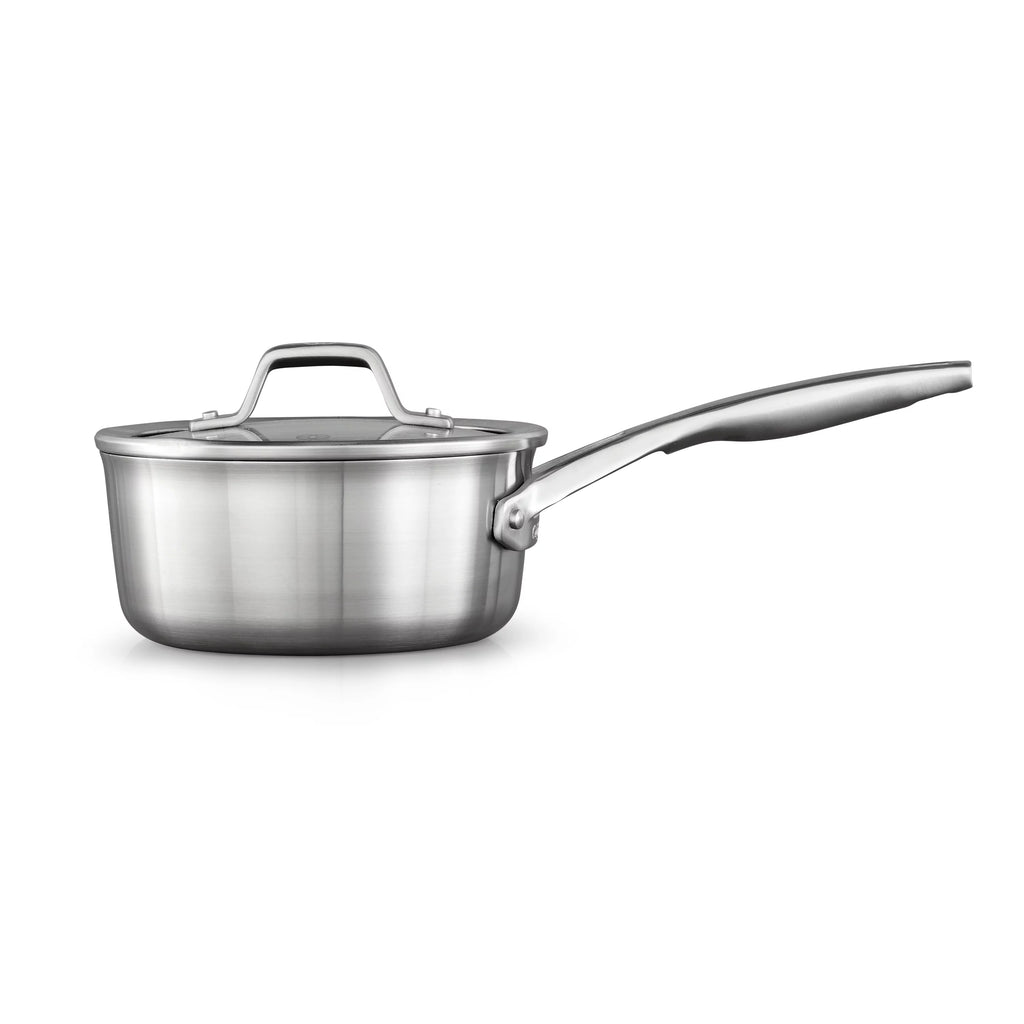 Stainless Steel 1.5-Quart Sauce Pan with Cover C6241