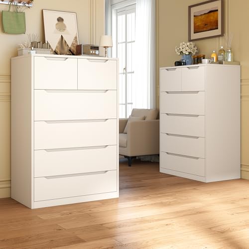 6 Drawer Black Tall Chest of Drawers B253700