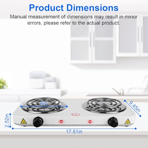 White Single Burner Electric Hot Plate I110963