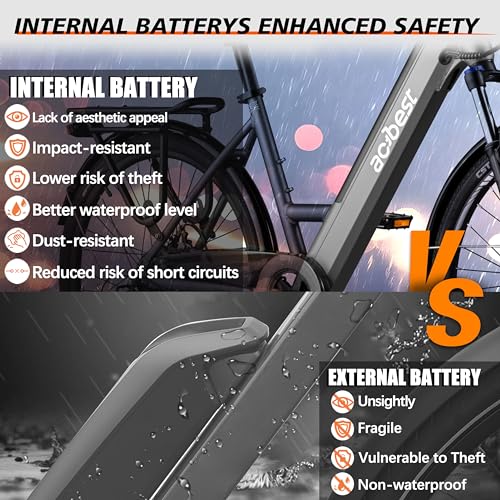 26 inch Step Thru Electric Bicycle with Removable Battery M27103