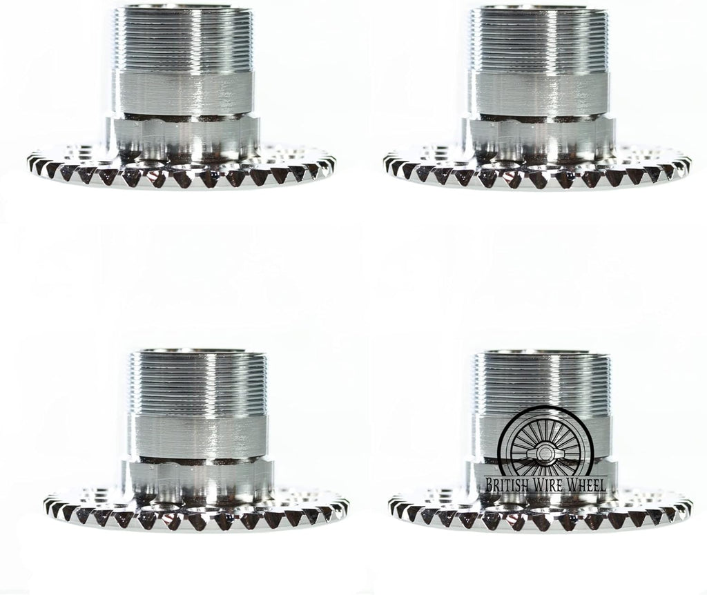 Chrome-Plated 5 Lug Wire Wheel Adapters, Set of 4 W451741