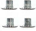 Chrome-Plated 5 Lug Wire Wheel Adapters, Set of 4 W451741