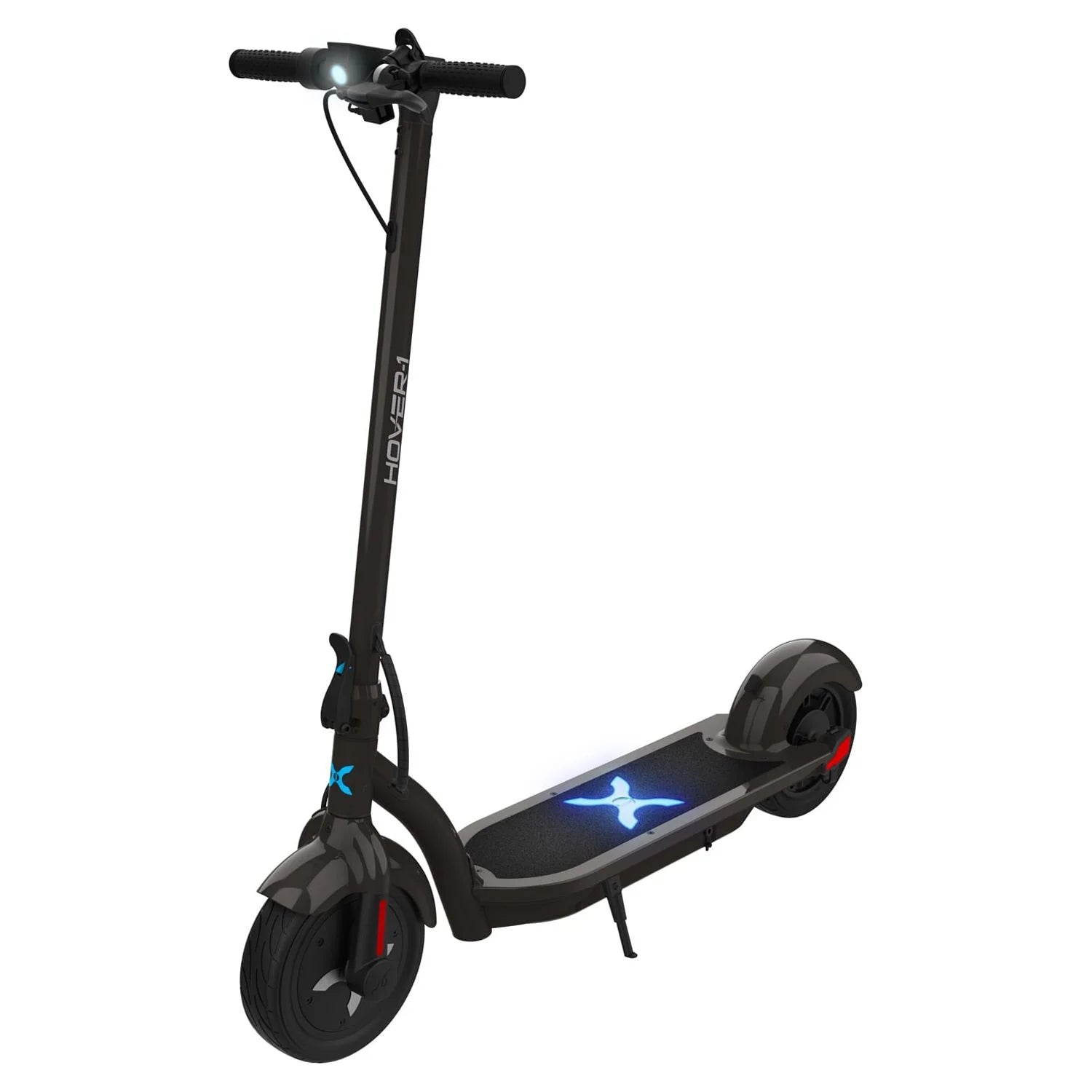 Black Electric Scooter, 18 mph, 264 lb Max Weight Y4400
