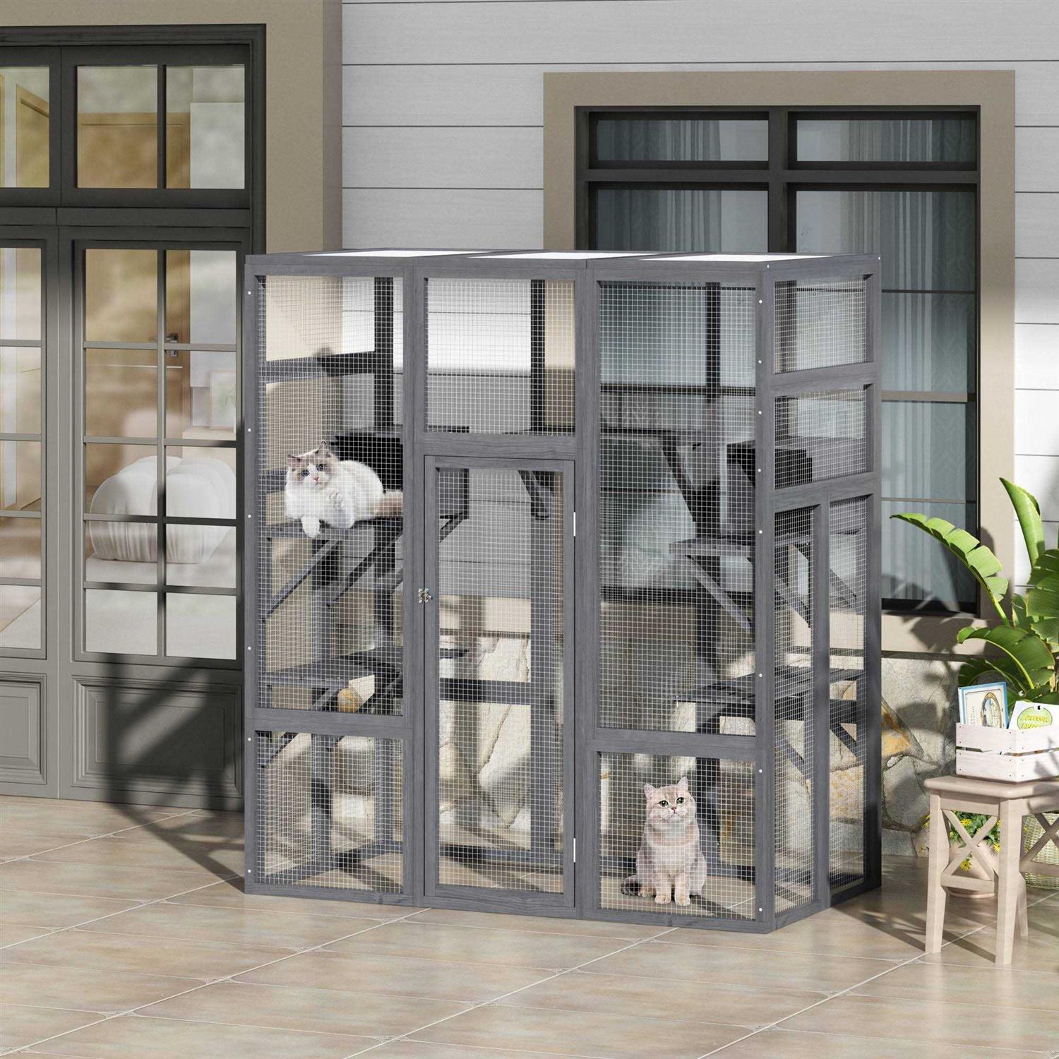 Large Catio Cat Enclosure Playpen S3368