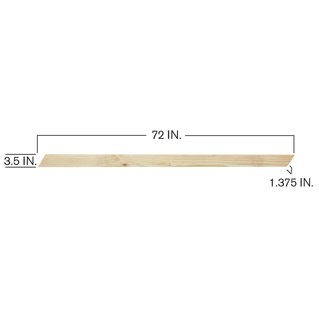6 ft. Pressure-Treated Pine Stair Rails with Black Brackets G56969