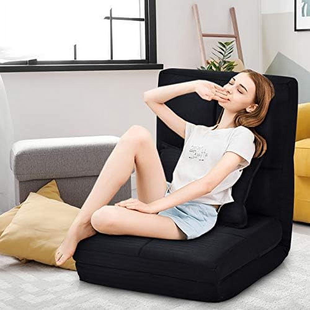 Folding Sofa Bed Floor Couch with Pillow V603