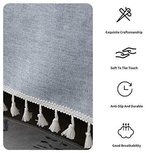 Sofa Slipcovers Soft Tassel Sectional Couch Covers Furniture Protector Q64120