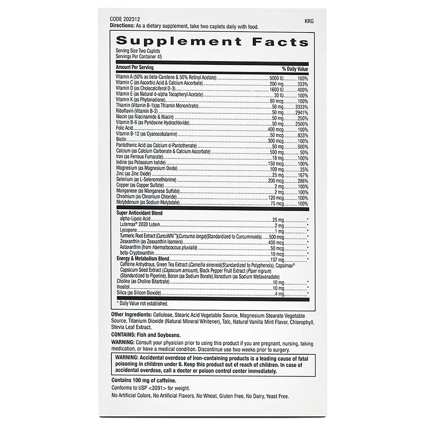 180 ct Multivitamin M426898