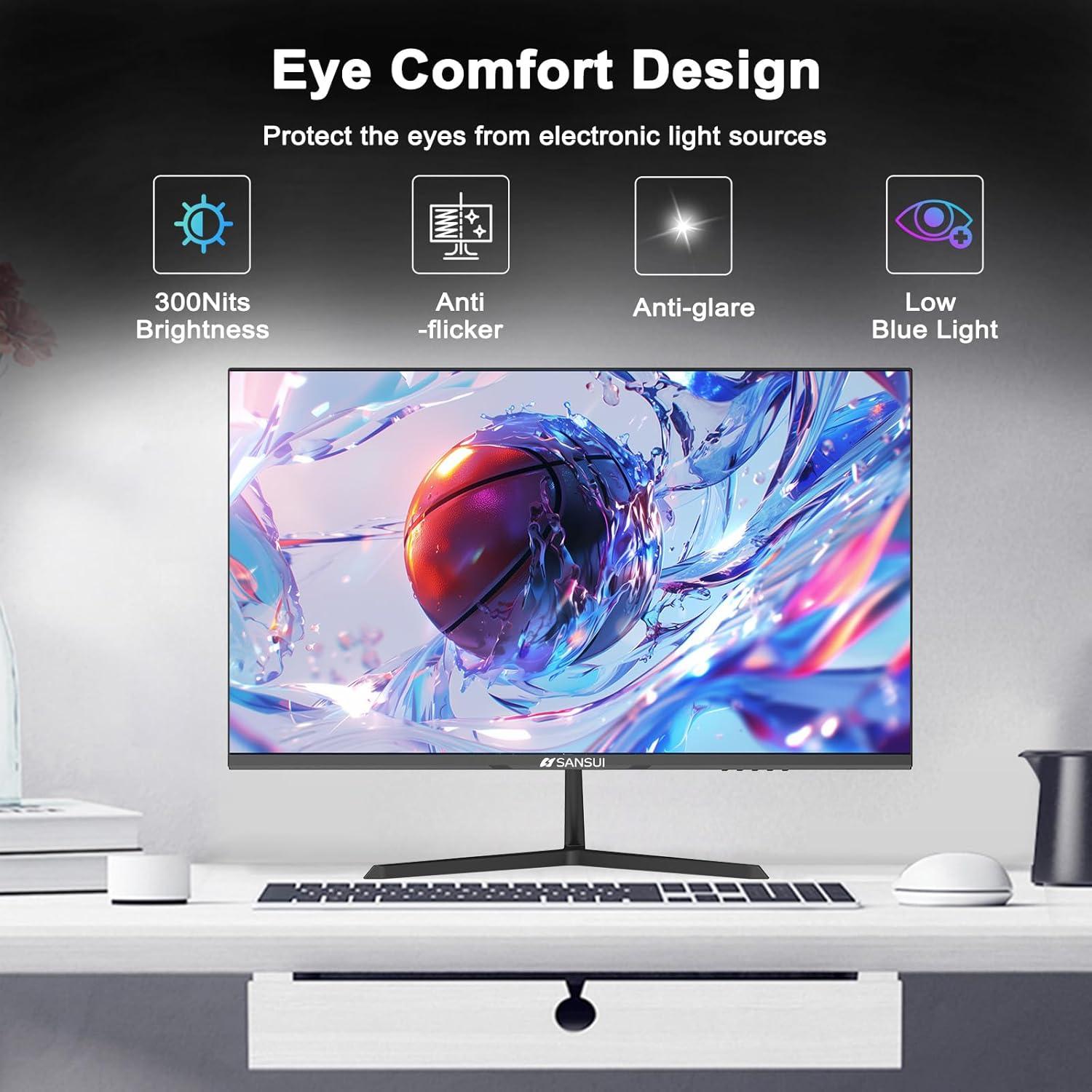 27 Inch IPS 100Hz FHD HDR Monitor with Built-in Speakers M590