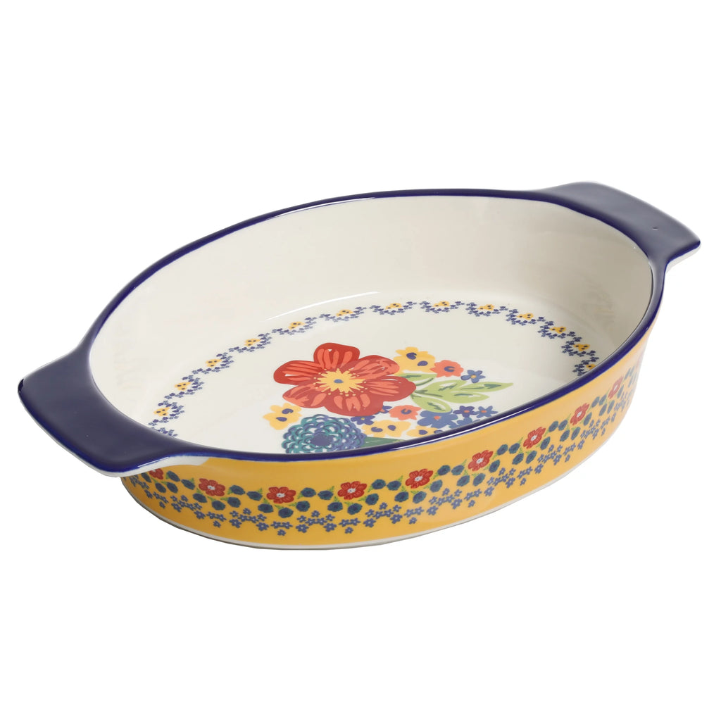 2-Piece Ceramic Oval Baking Dish G888