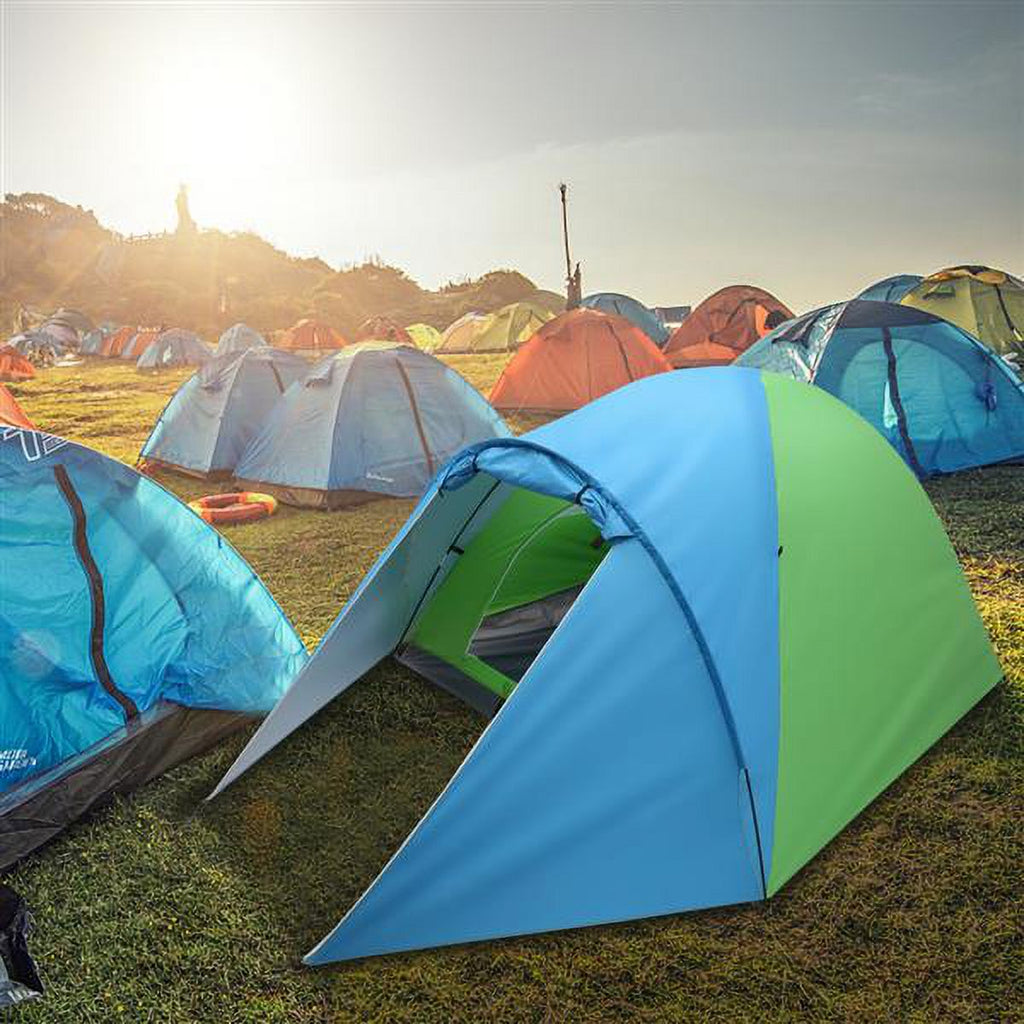4-Person Double Layer Instant Cabin Tent S254216