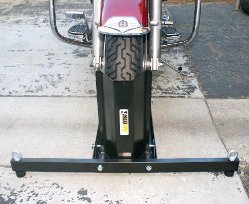 Adjustable Motorcycle Wheel Chock Stand Heavy Duty 1800lb Weight Capacity P837347