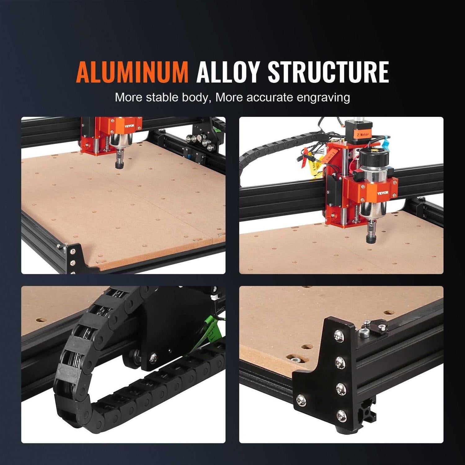 300W 3 Axis Wood Engraving Carving Milling Machine C707347