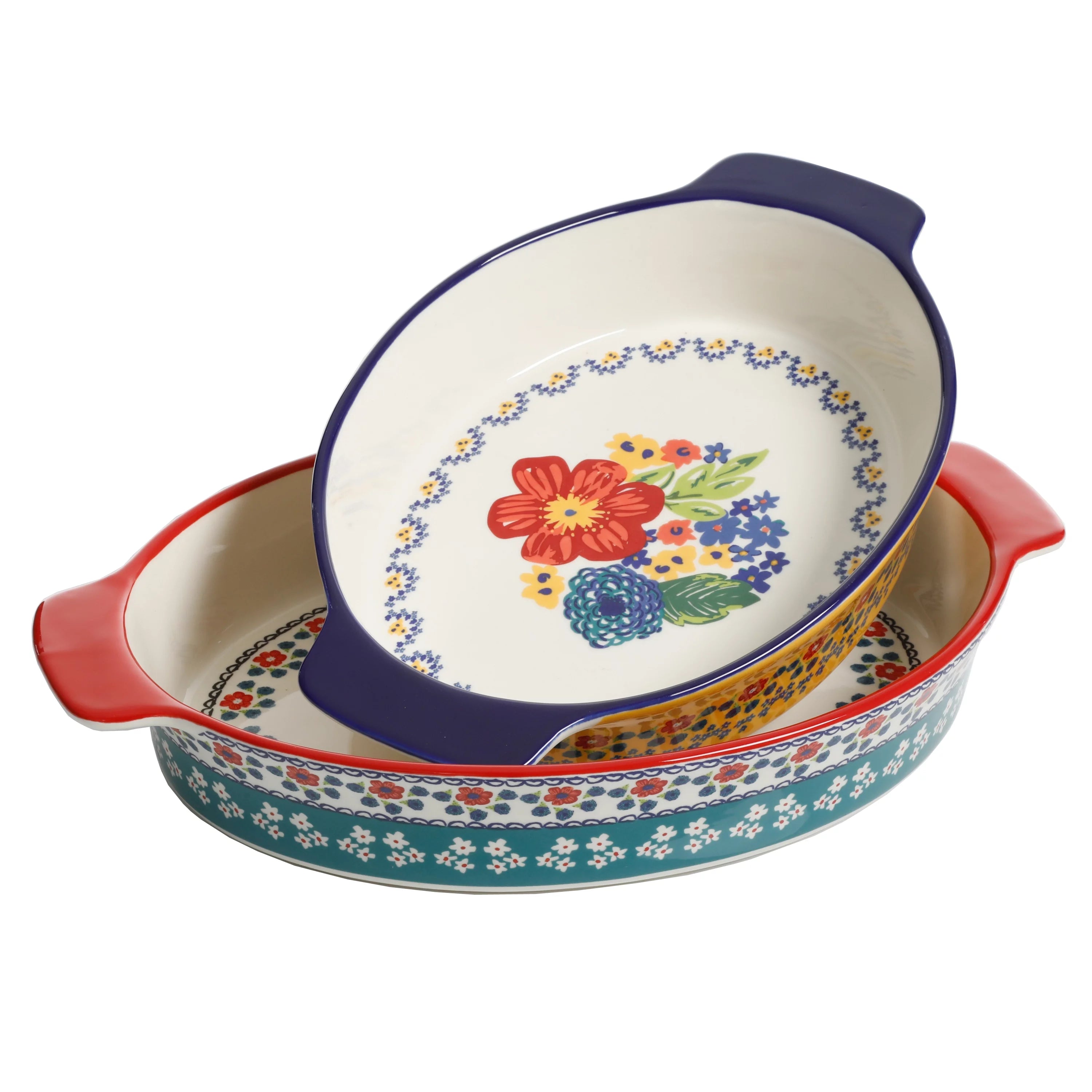 2-Piece Ceramic Oval Baking Dish G888