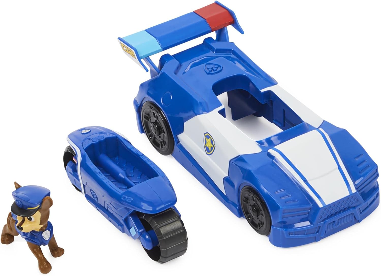 Mini Movie Vehicle Set 2 in 1 Car & Motorcycle Plus Chase Character V286