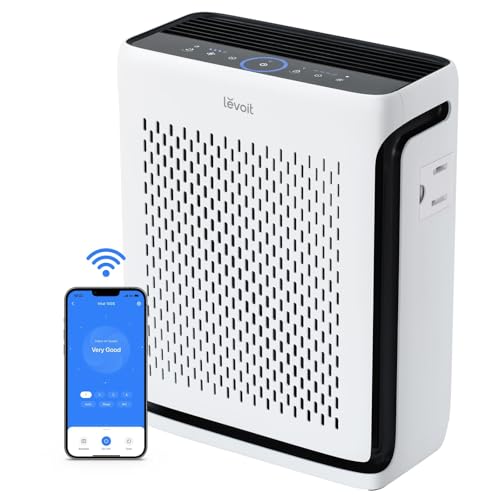 White Smart WiFi HEPA Air Purifier N223
