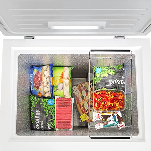 Stainless Steel Expandable Wire Basket for Chest Freezer (16.5" ~ 20") S977