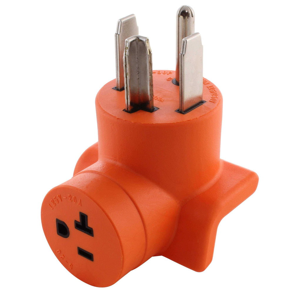 30 Amp 4-Prong Dryer Wall Outlet Adapter J57774