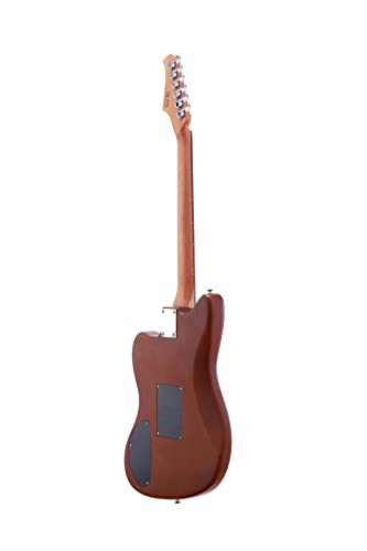 Satin Brown Hollow-Body Electric Guitar A631258