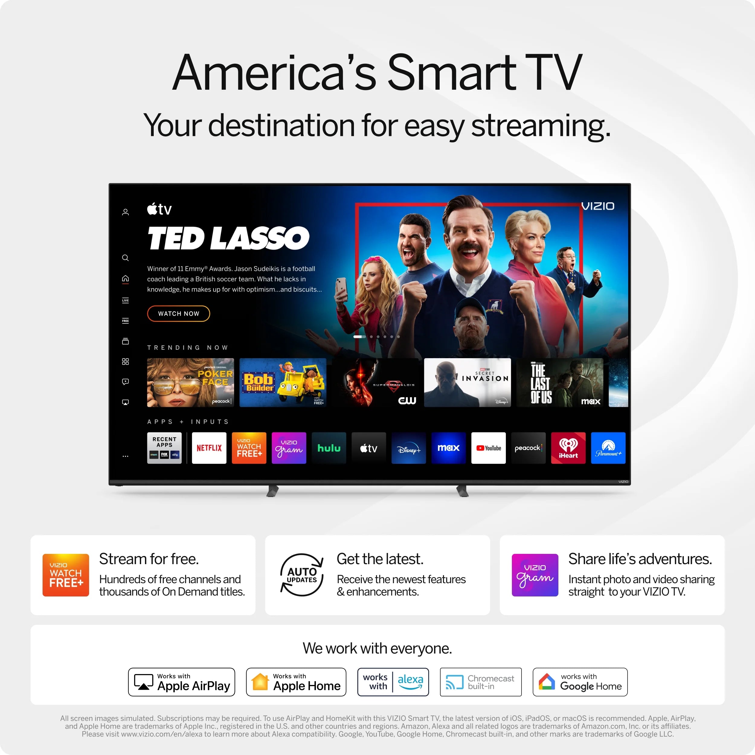 65" Class 4K LED HDR Smart TV U611