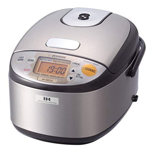 Stainless Dark Brown 0.54 L Induction Heating System Rice Cooker and Warmer U2497